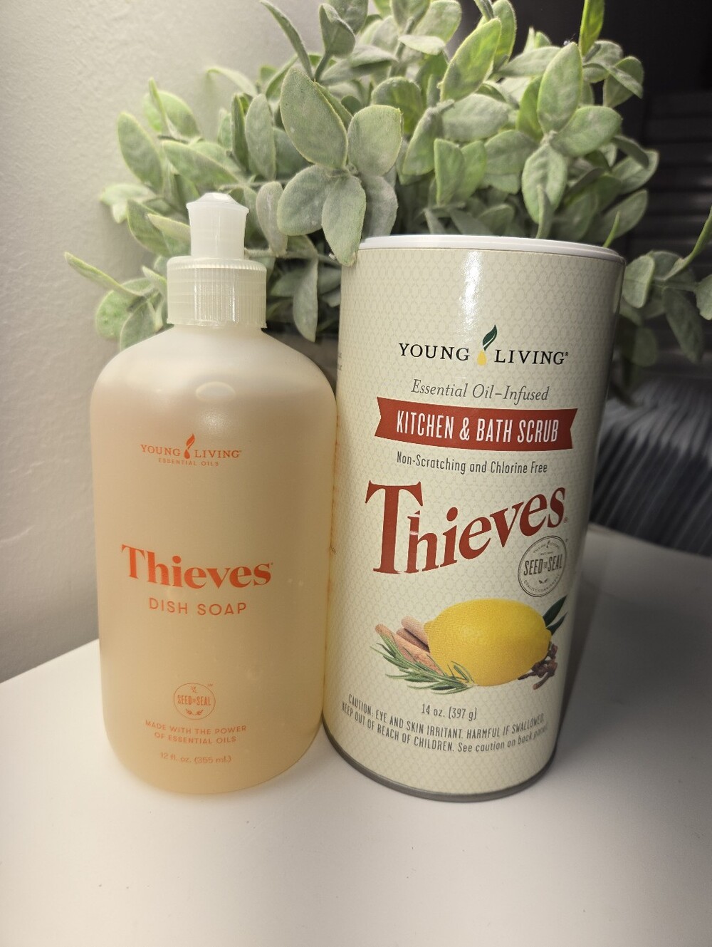 Young Living‎ Thieves Dish Soap & Kitchen & Bath Scrub